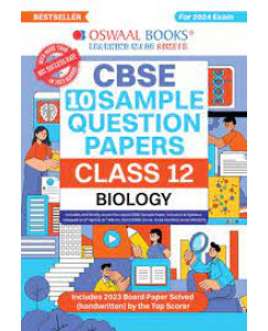 CBSE Sample Question Papers Class 12 Biology Book (For Board Exams 2024)